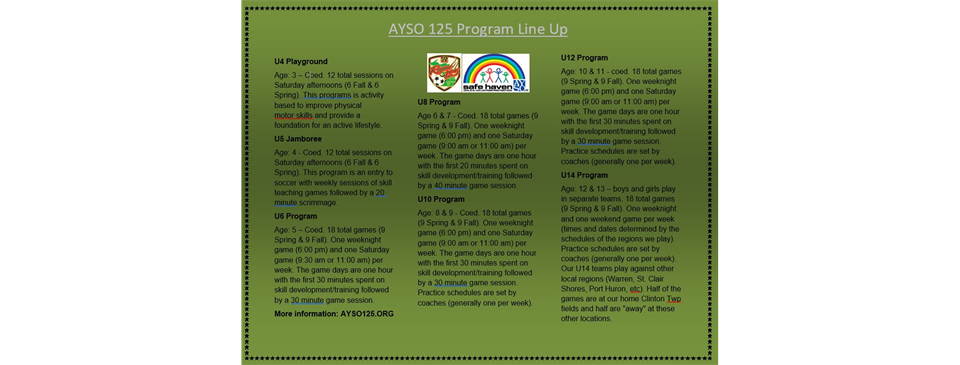 Programs For All Ages!